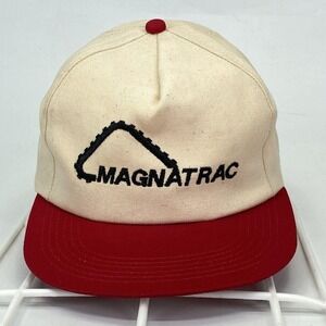 Vintage K-Products Case IH Magnatrac Tractors Snapback Hat Embroidered Logo‎